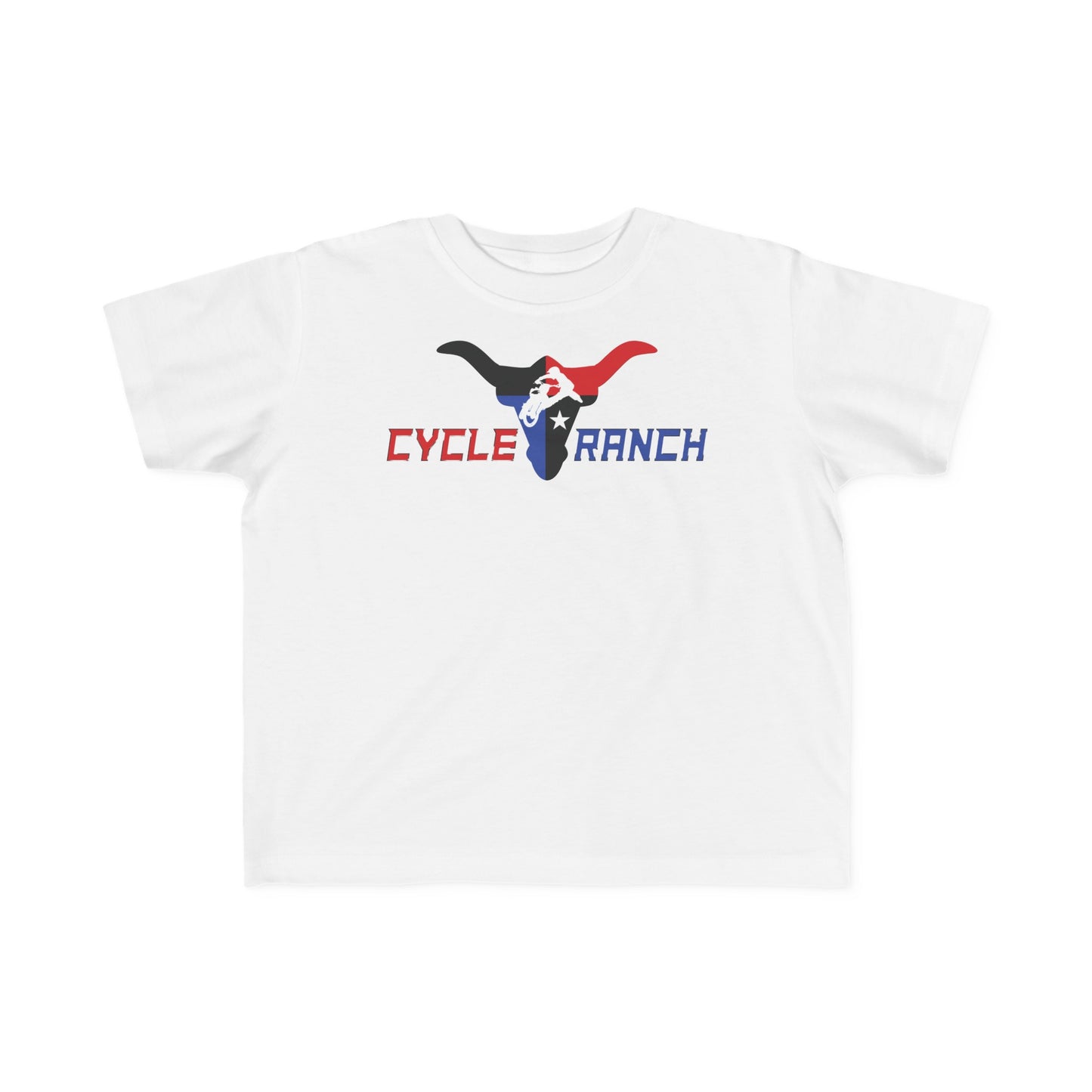 TODDLERS MOTO TEE WITH LARGE CYCLE RANCH LOGO