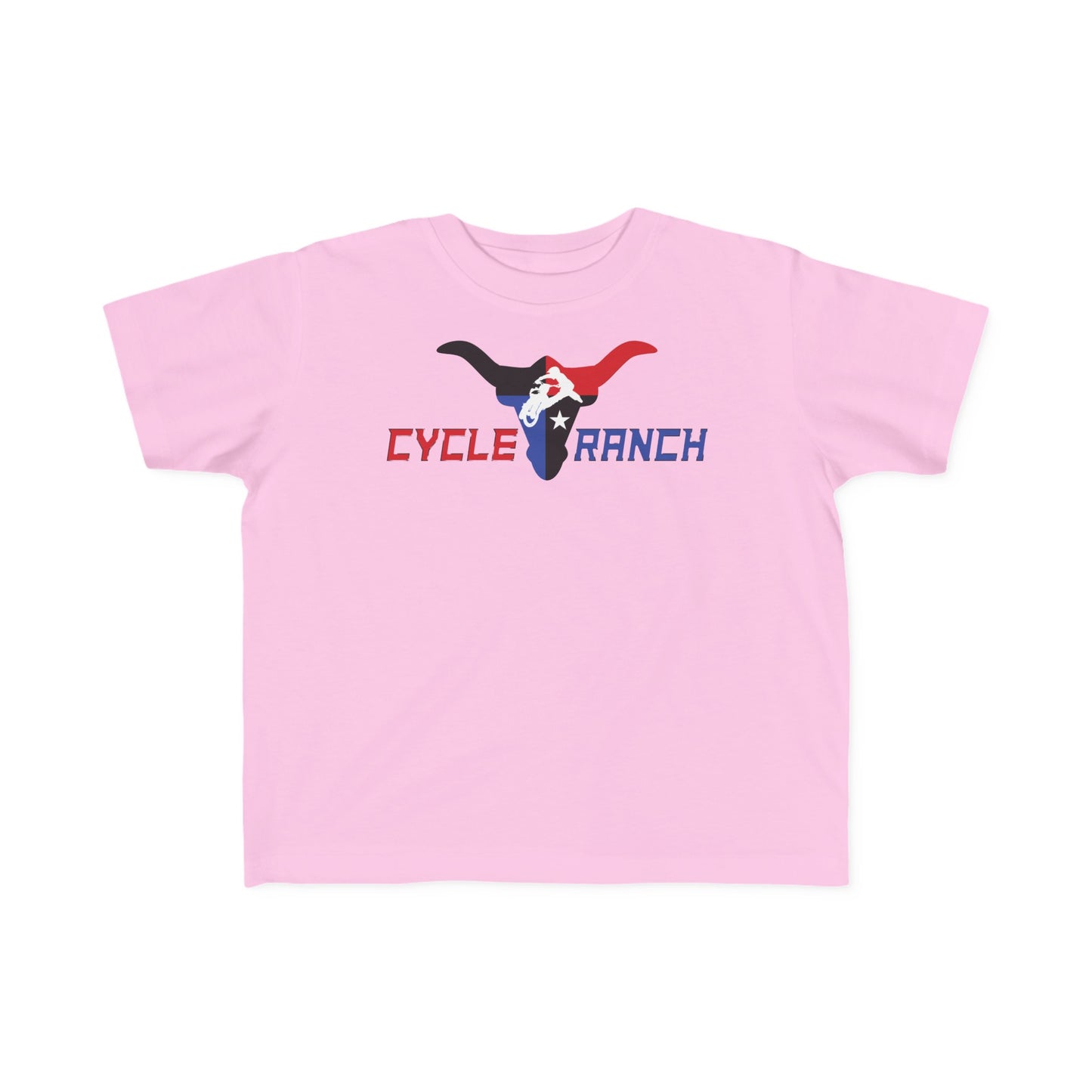 TODDLERS MOTO TEE WITH LARGE CYCLE RANCH LOGO