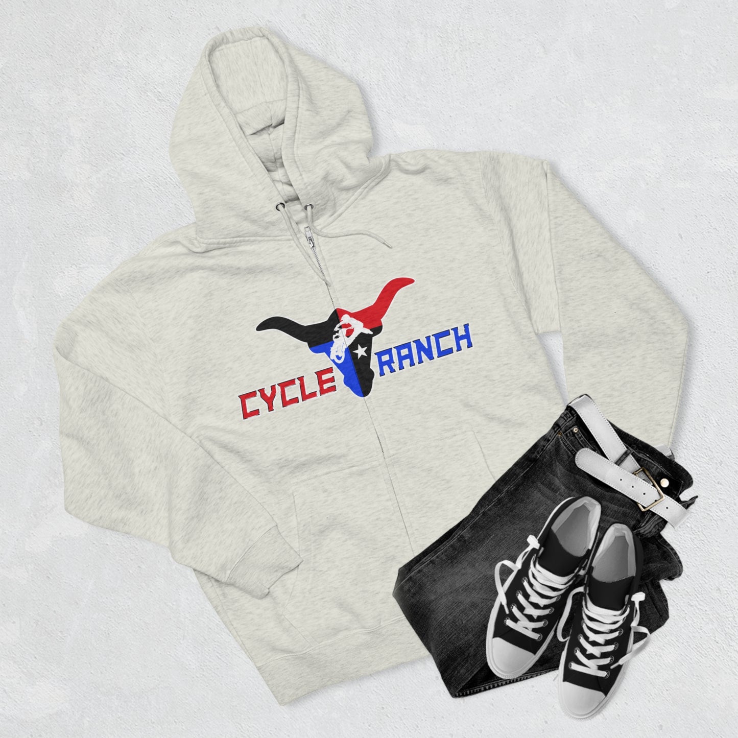 CYCLE RANCH MOTOCROSS USA MX CHAMPIONSHIPS - PREMIUM FULL ZIP HOODIE
