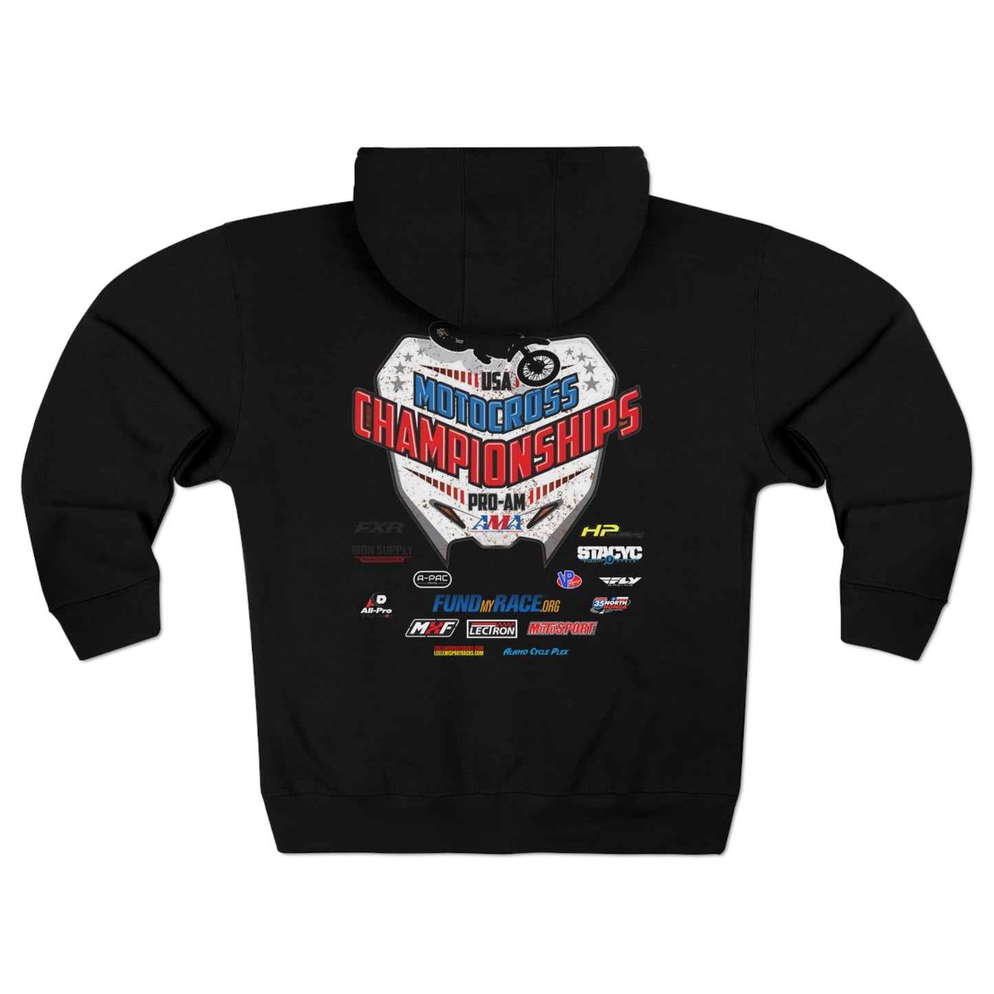 CYCLE RANCH MOTOCROSS USA MX CHAMPIONSHIPS - PREMIUM FULL ZIP HOODIE