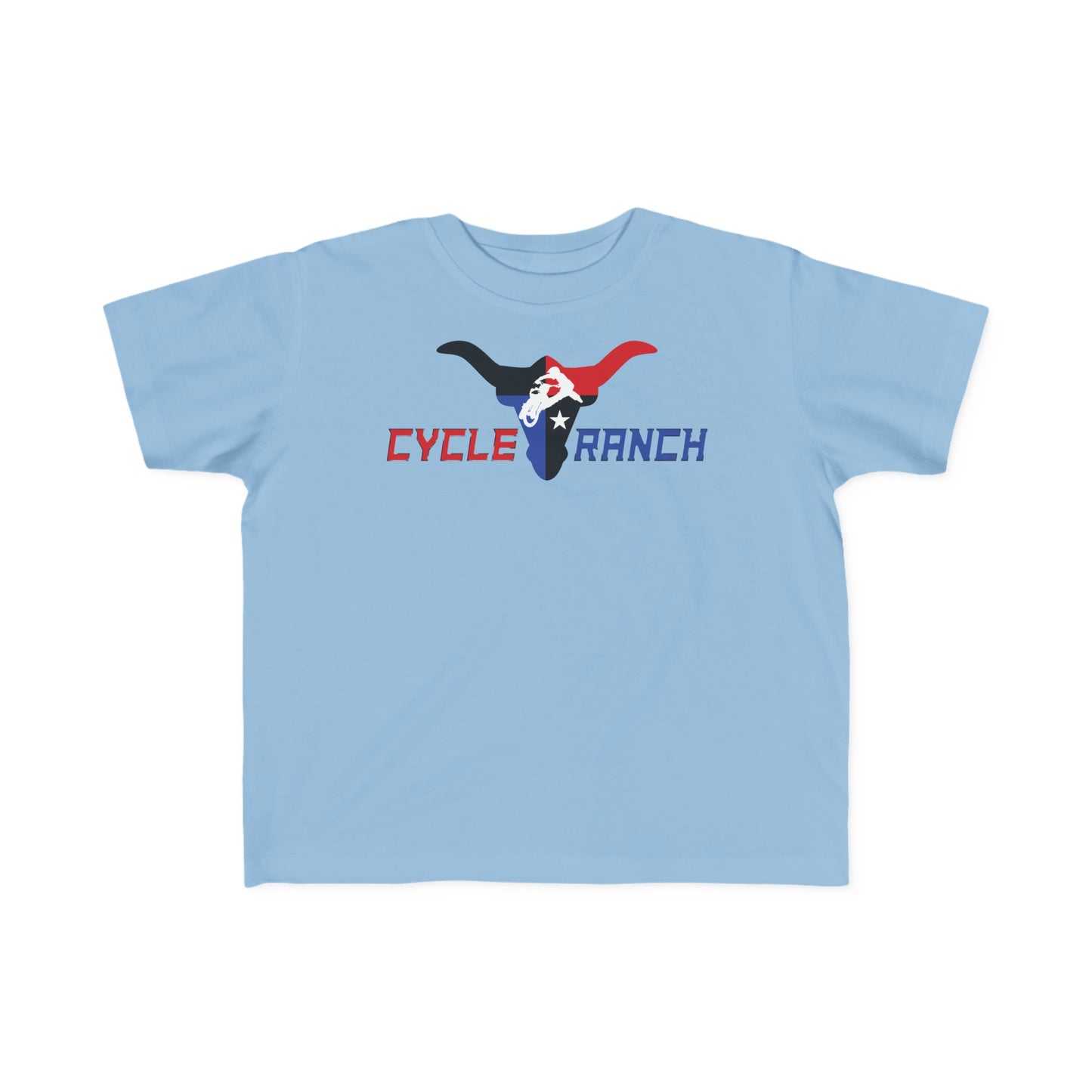 TODDLERS MOTO TEE WITH LARGE CYCLE RANCH LOGO