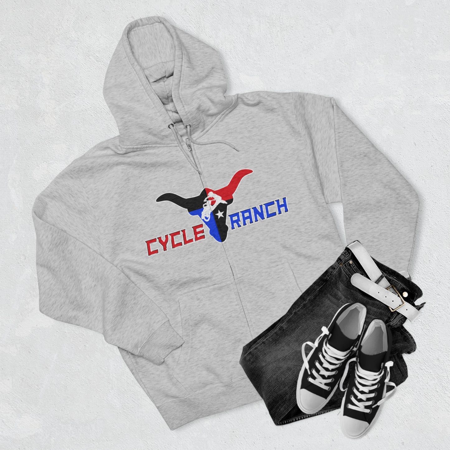 CYCLE RANCH MOTOCROSS USA MX CHAMPIONSHIPS - PREMIUM FULL ZIP HOODIE