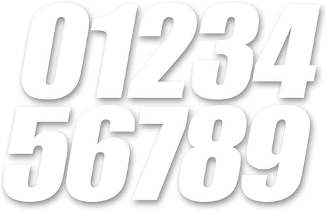 DIRT BIKE RACE NUMBERS | D'COR