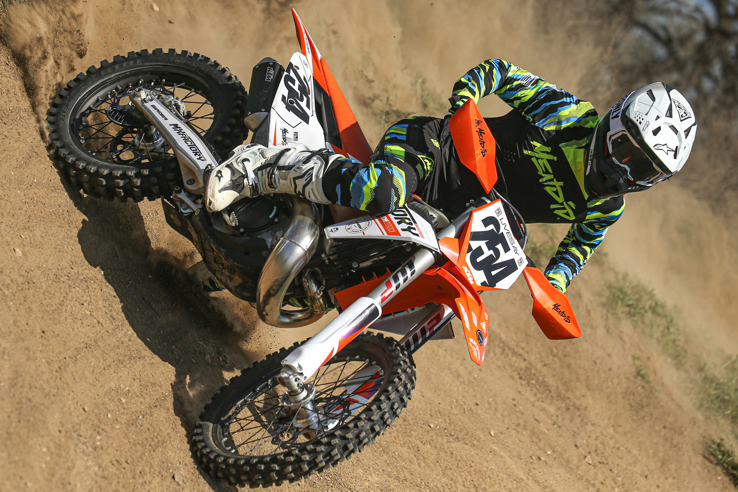 ELECTRIC JUNGLE MOTOCROSS JERSEY - MENDID