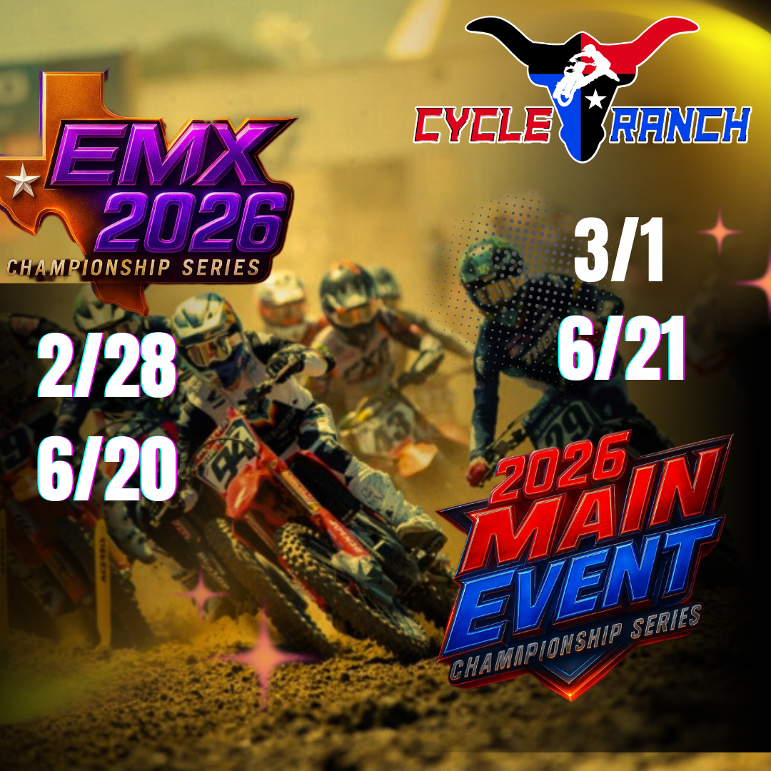 MAIN EVENT NIGHT SUPERCROSS RACING EMX MOTOCROSS RACING JUNE 19TH-21ST GENERAL ADMISSION & PRACTICE PASSES