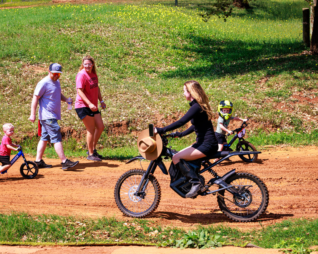 FAMILY FUN AT THE DIRT BIKE TRACK