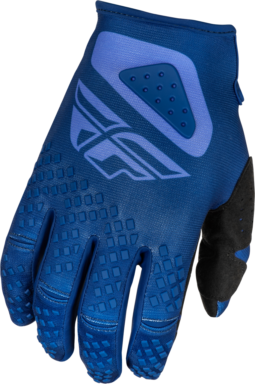 KINETIC ULTRA MARINE & DARK BLUE MOTOCROSS GLOVES | FLY RACING