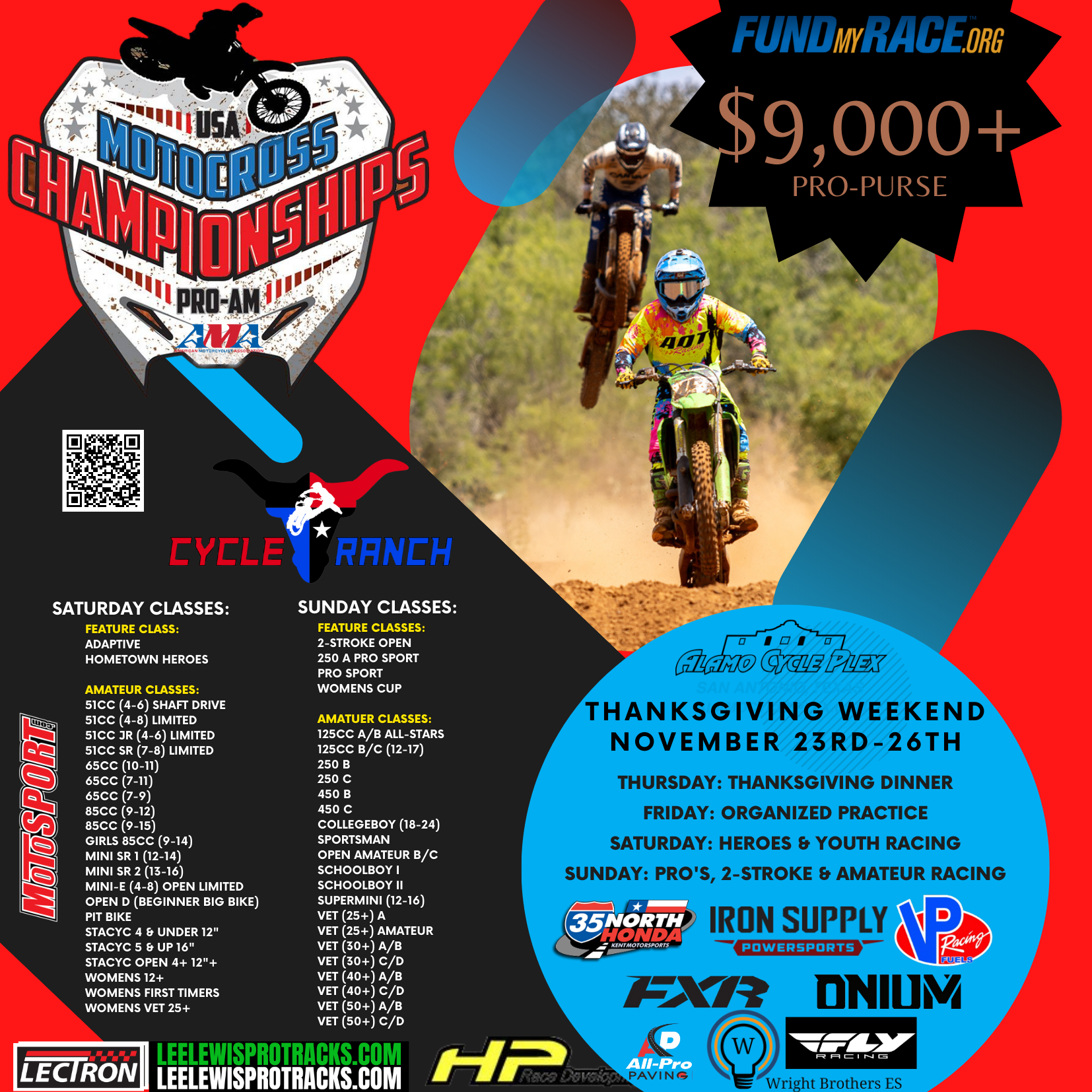 ANNUAL AMA PRO AM USA MX CHAMPIONSHIPS - 11/24-26/23 – Cycle Ranch