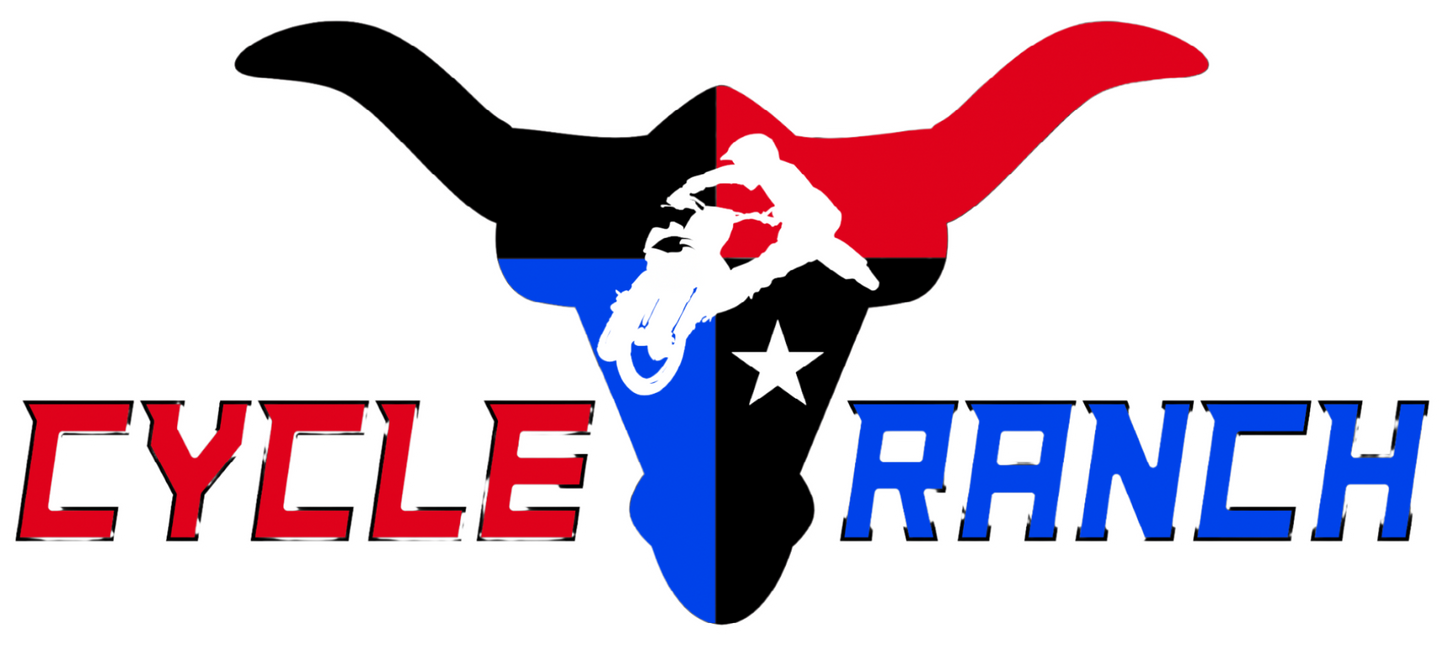 CYCLE RANCH MOTOCROSS DIE CUT STICKERS