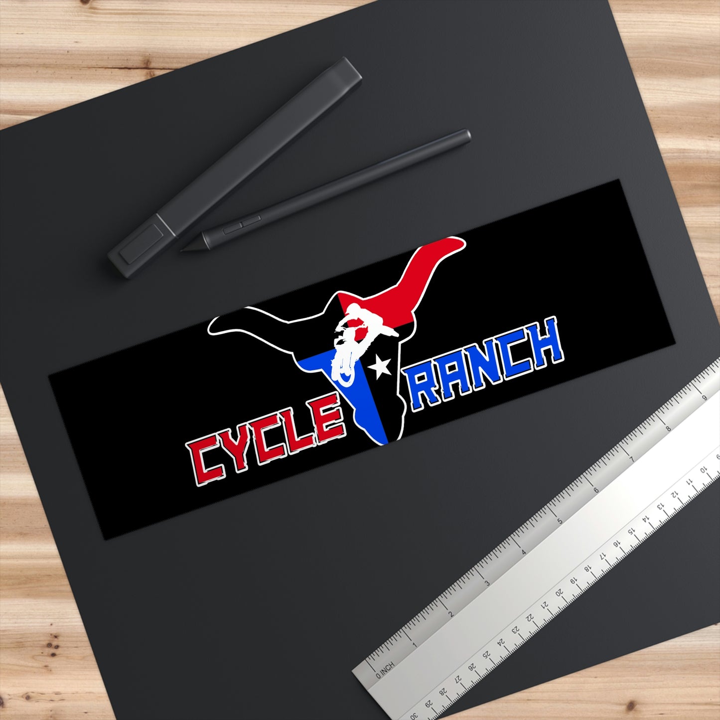 CYCLE RANCH MOTOCROSS BUMPER STICKERS
