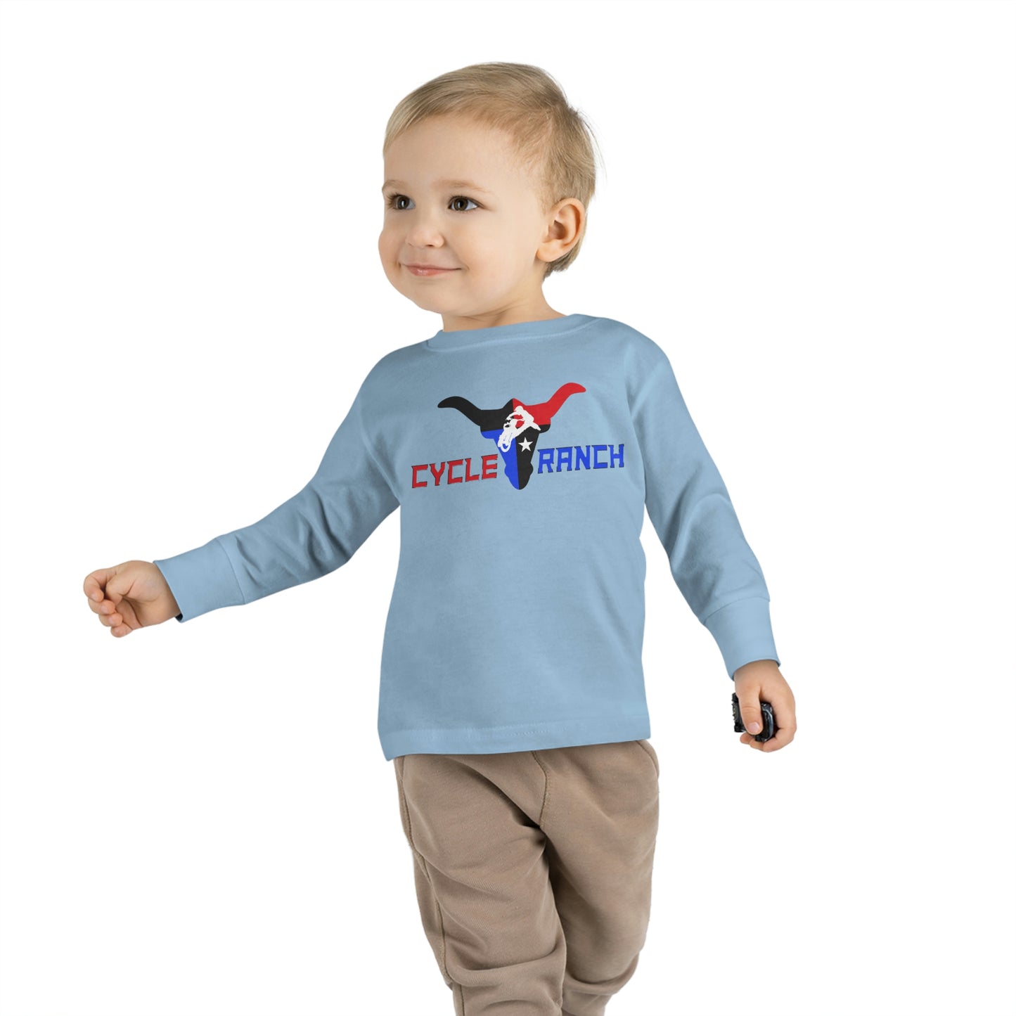 Cycle Ranch - Toddler Long Sleeve Tee