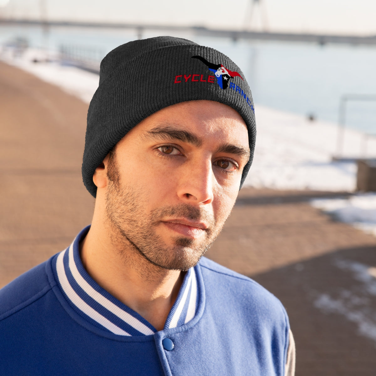 Cycle Ranch Knit Beanie