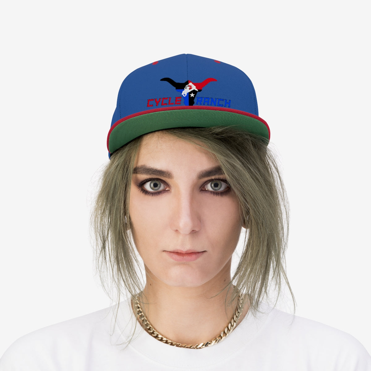 CYCLE RANCH MOTOCROSS FLAT BILL HAT