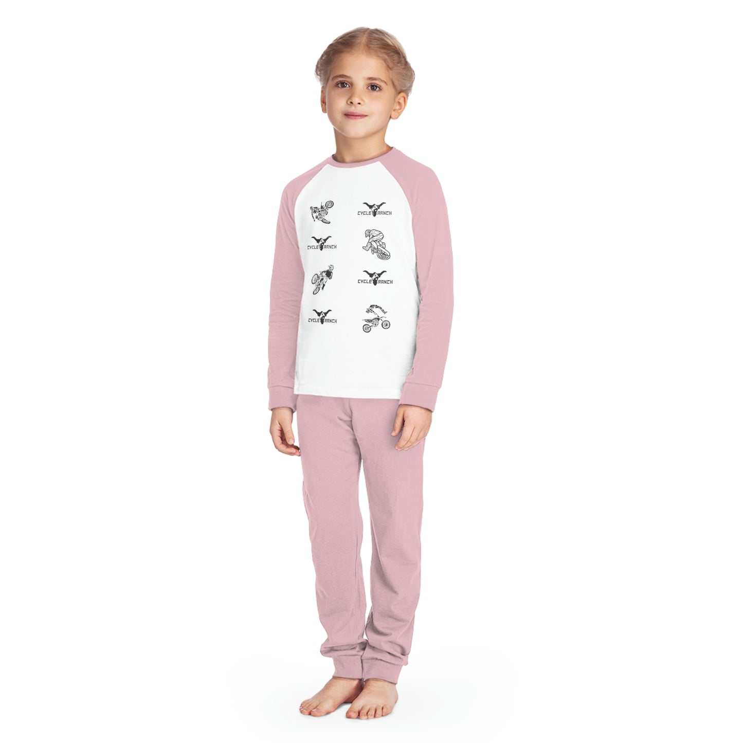 KIDS CYCLE RANCH MOTOCROSS PAJAMA SET