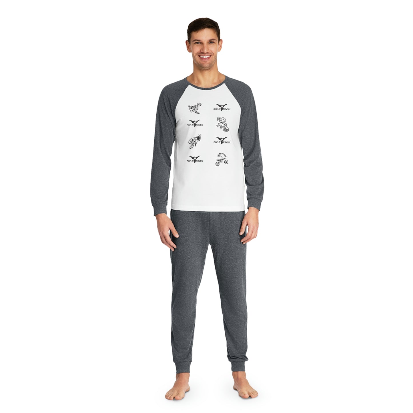 MENS CYCLE RANCH MOTOCROSS PAJAMA SET