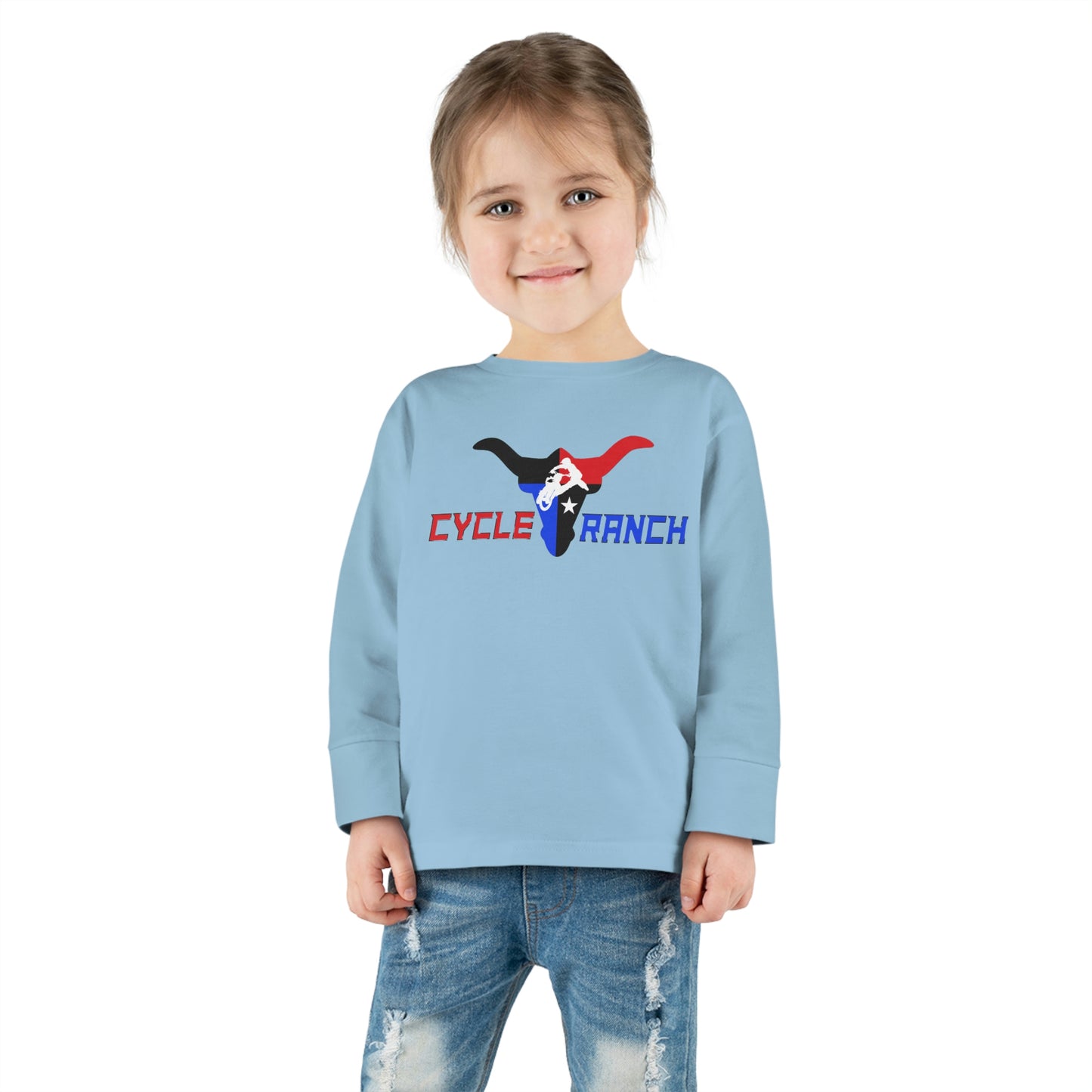 Cycle Ranch - Toddler Long Sleeve Tee