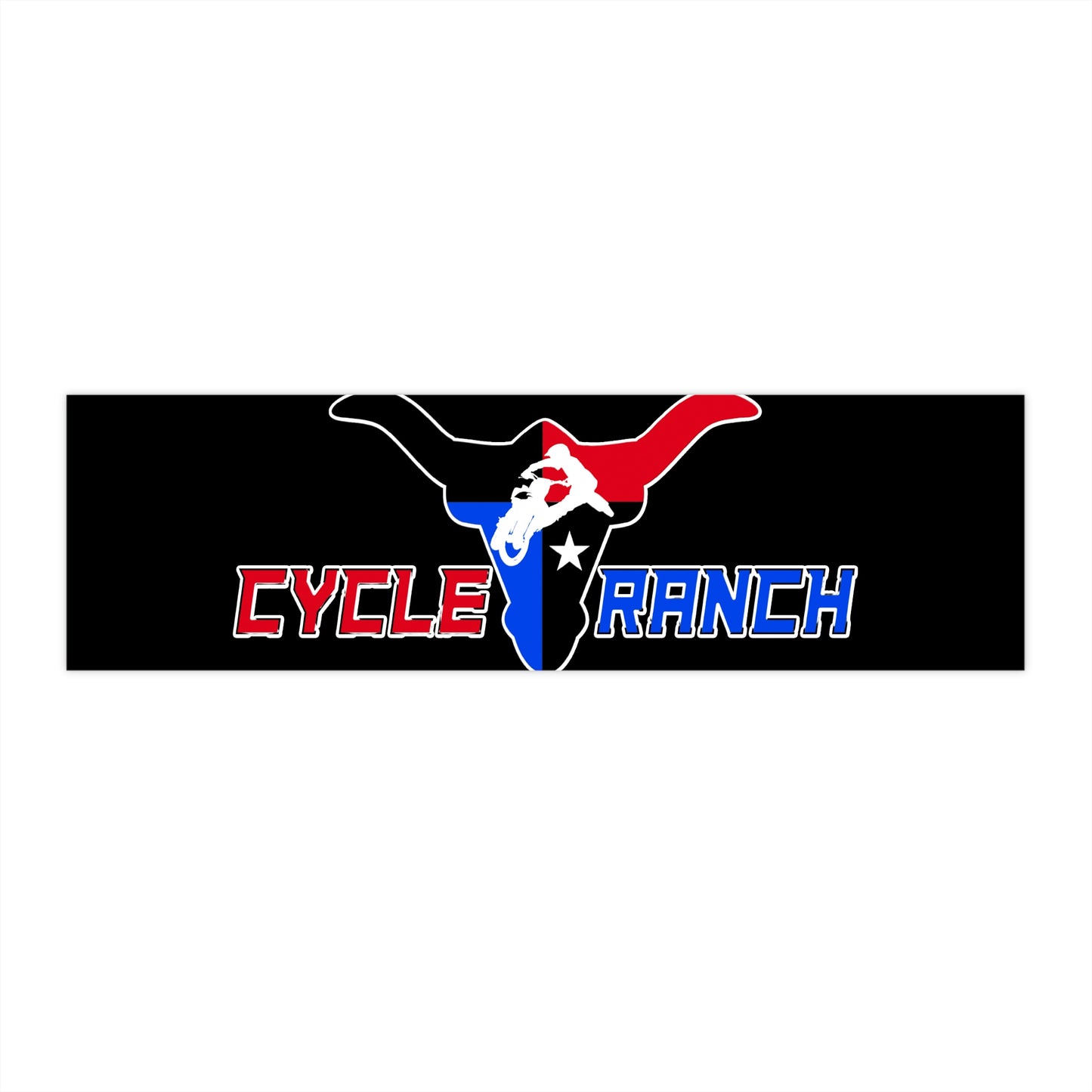 CYCLE RANCH MOTOCROSS BUMPER STICKERS