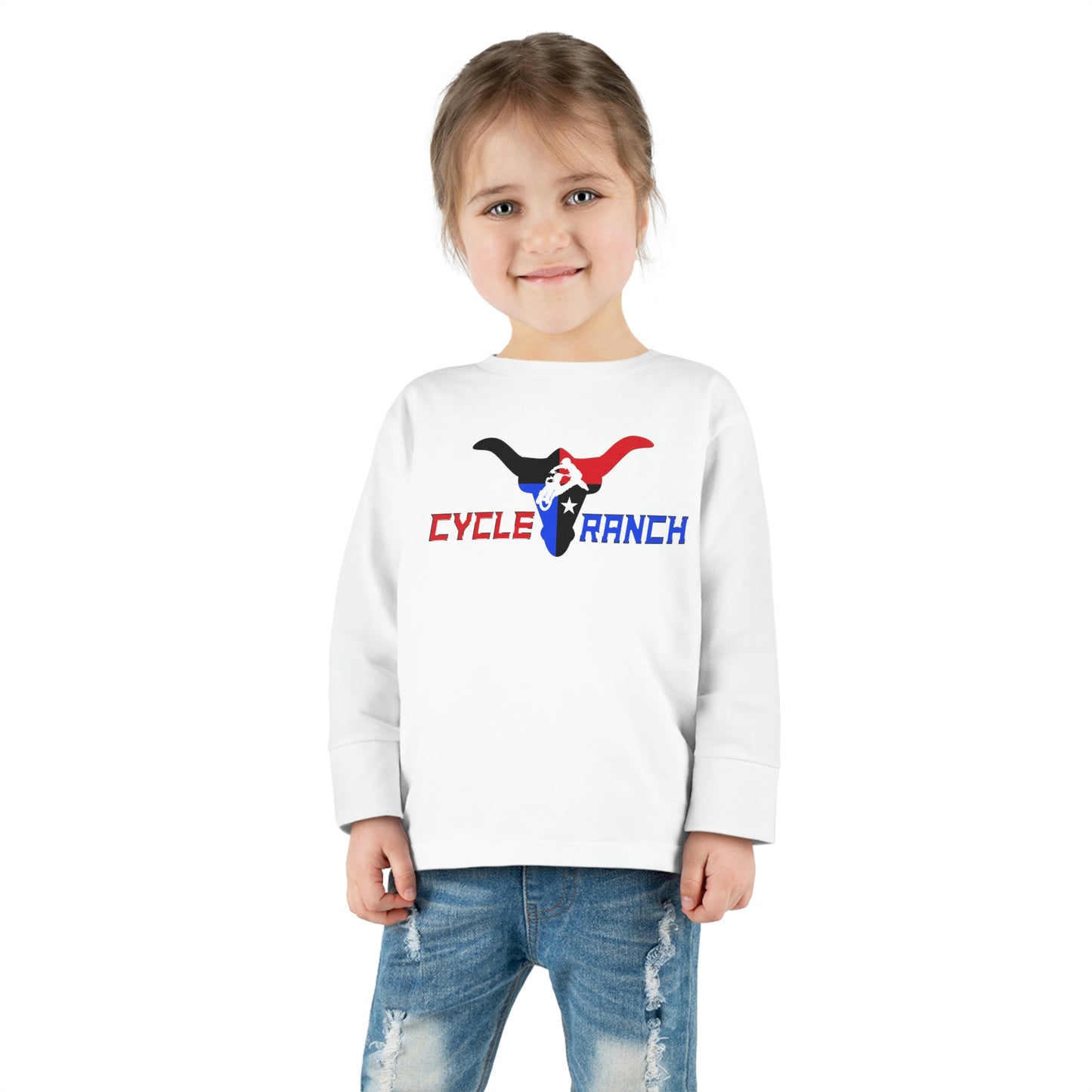 Cycle Ranch - Toddler Long Sleeve Tee