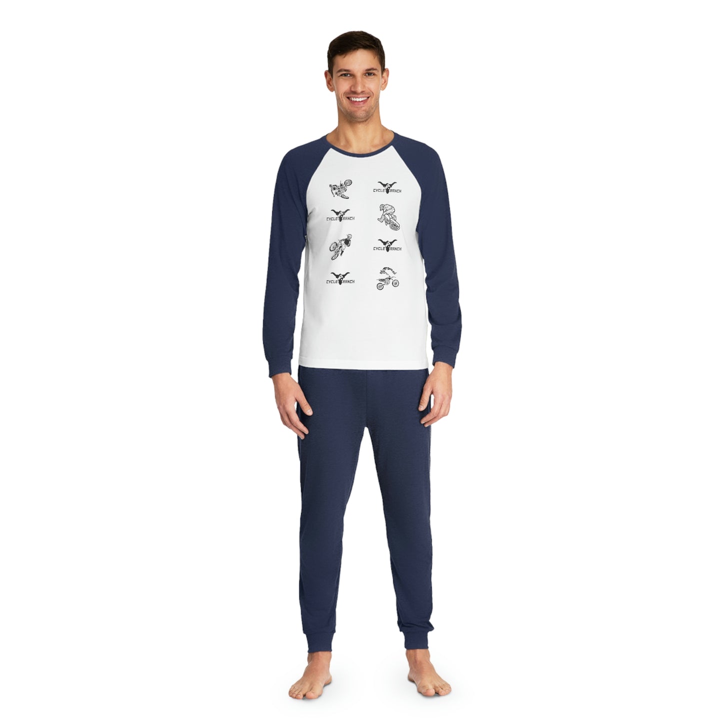 MENS CYCLE RANCH MOTOCROSS PAJAMA SET