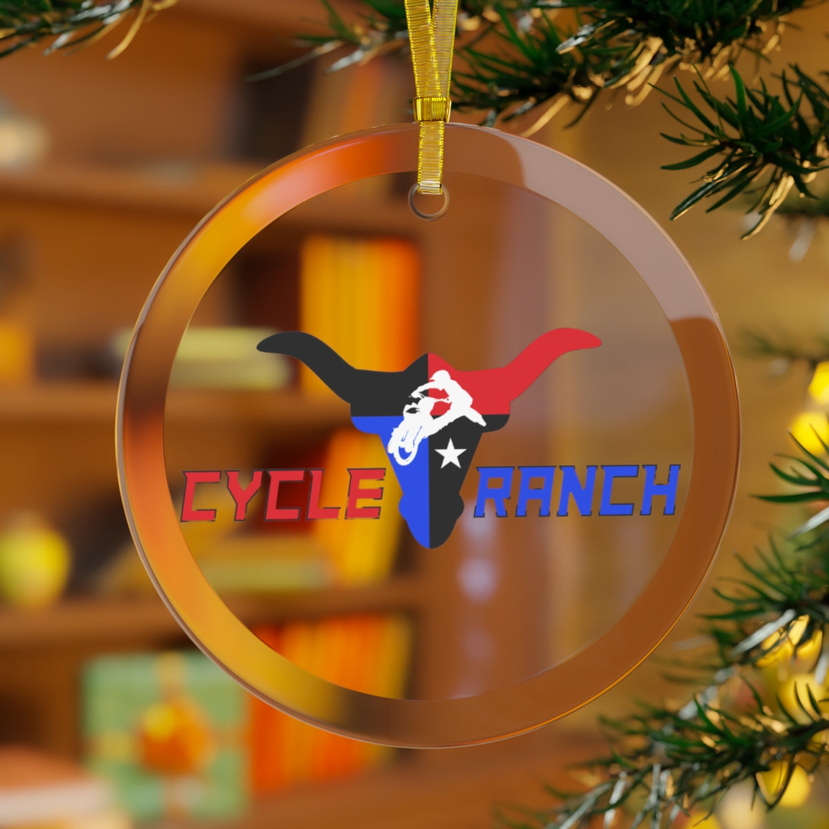 GLASS CHRISTMAS ORNAMENT