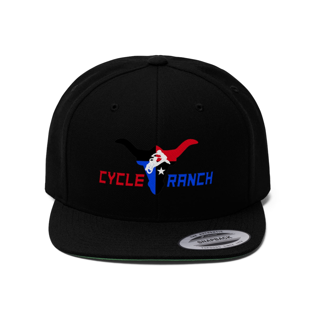 Cycle Ranch Flat Bill Hat