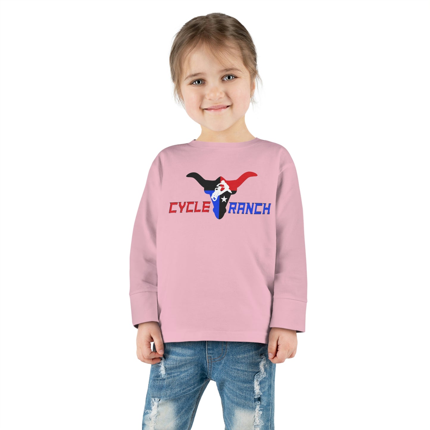 Cycle Ranch - Toddler Long Sleeve Tee