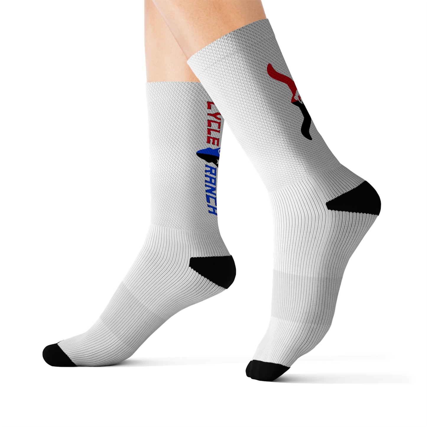 Sublimation Cycle Ranch Socks