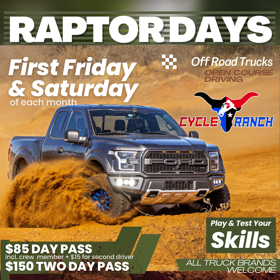 OFF ROAD TRUCK & RAPTOR TRACK DAYS