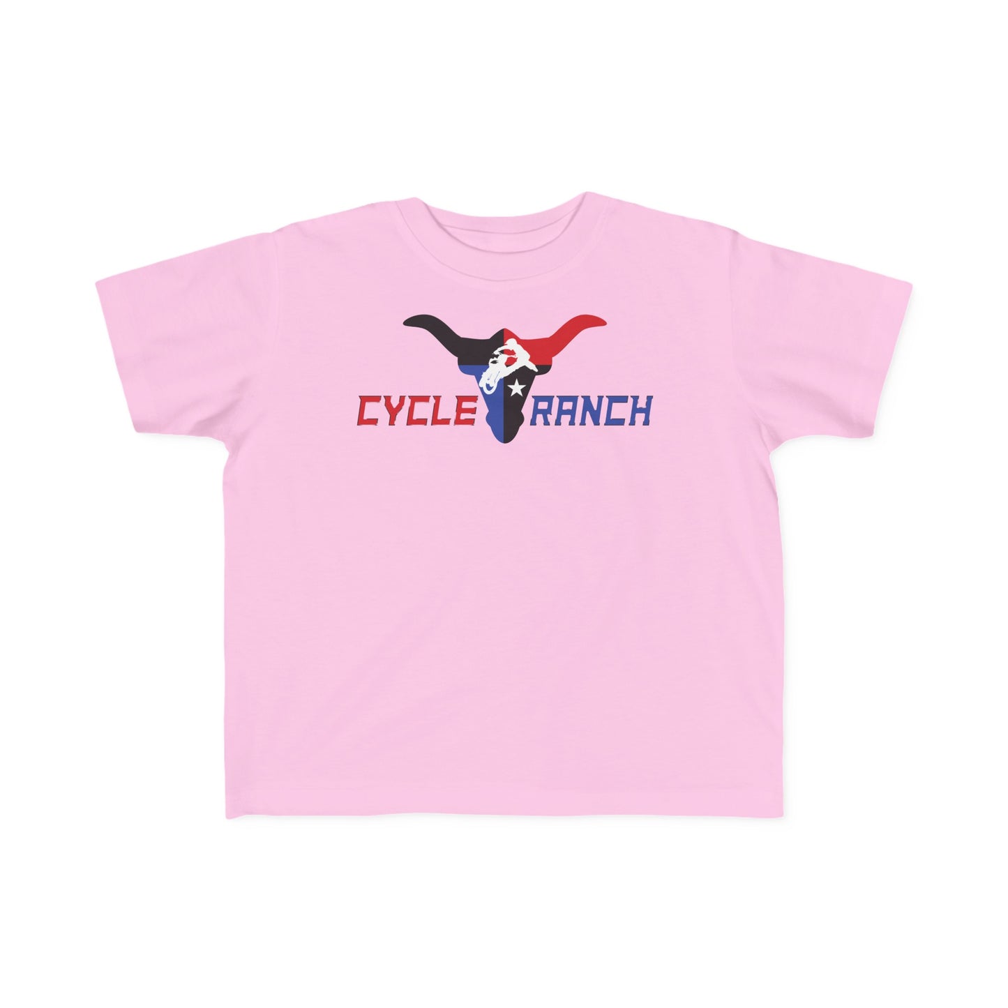 TODDLERS TEE WITH LARGE CYCLE RANCH LOGO