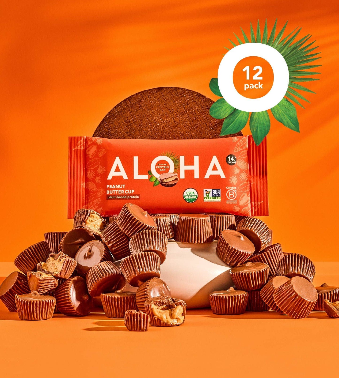 Peanut Butter Cup Protein Bar | ALOHA