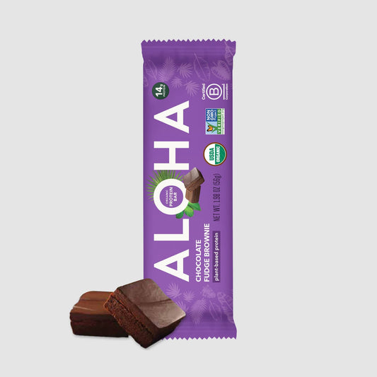 Chocolate Fudge Brownie Protein Bar | ALOHA
