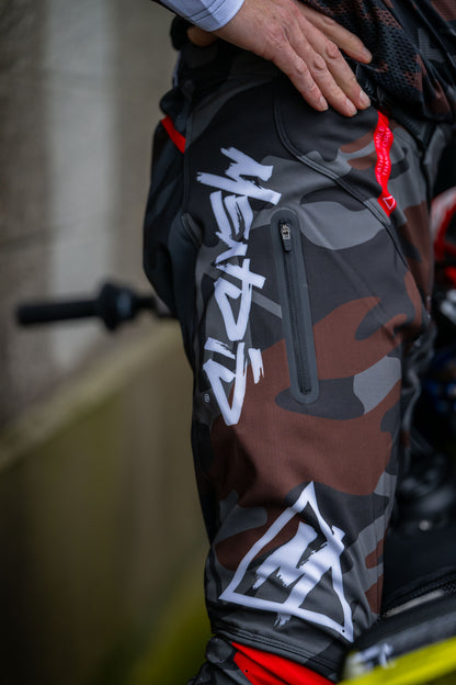 FLEET CAMO MOTOCROSS PANTS - MENDID