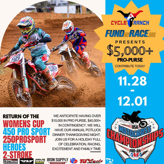 STACYC RACE ENTRY ANNUAL AMA PRO AM USA MX CHAMPIONSHIPS - 11/28 thru 12/1 2024