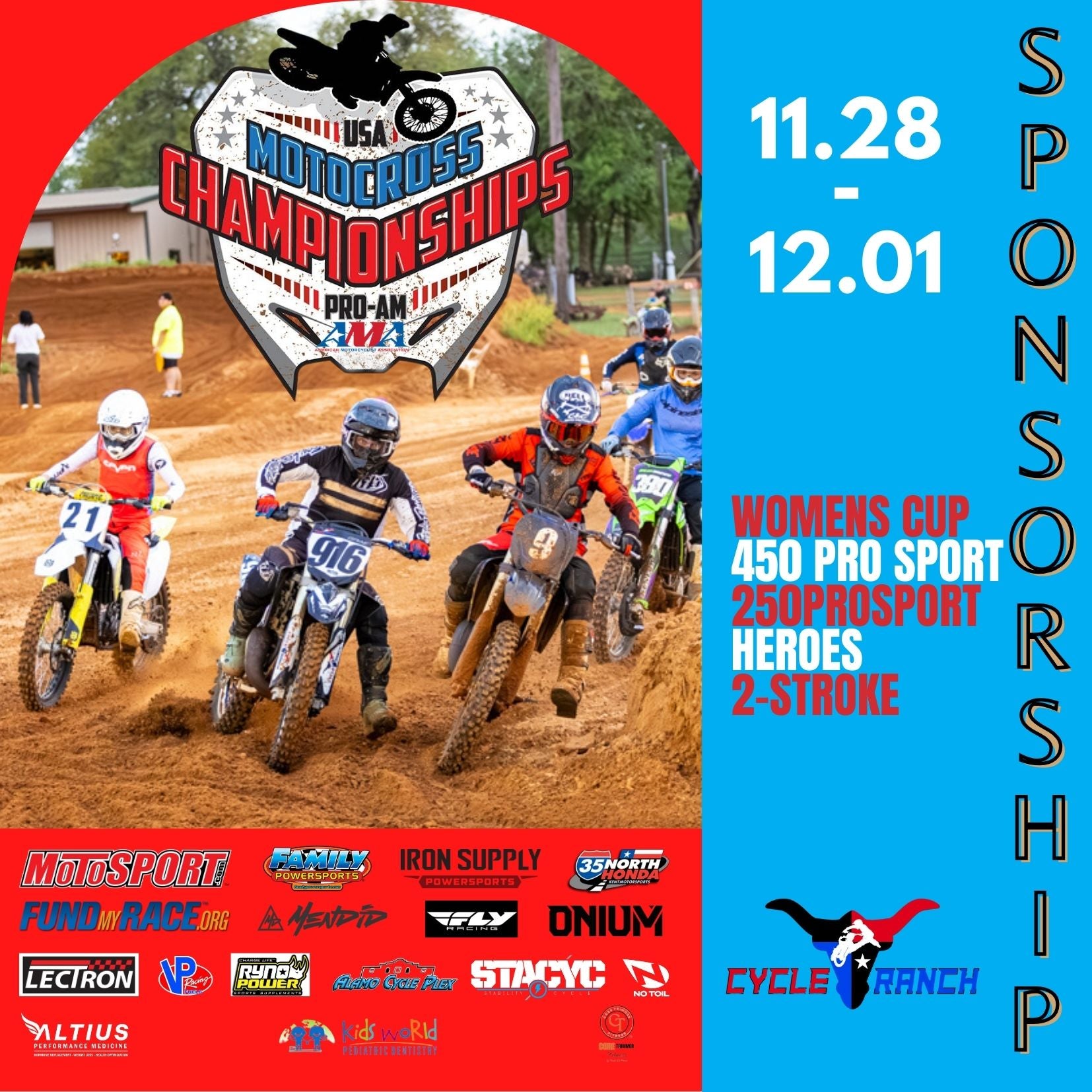 USA MX CHAMPIONSHIPS EVENT SPONSORSHIP – Cycle Ranch