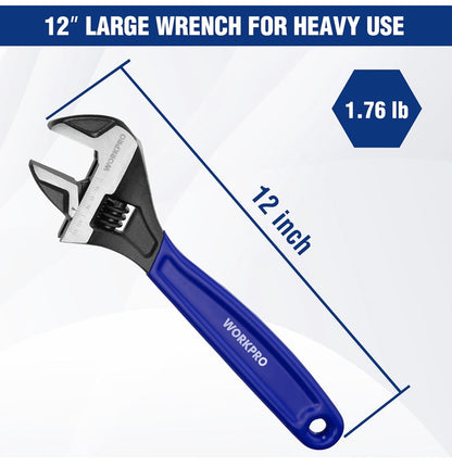 LARGE 12” CRESCENT WRENCH | WORKPRO