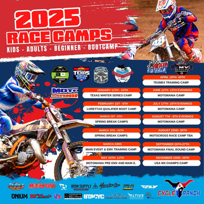 PRE RACE MOTOCROSS TRAINING CAMPS