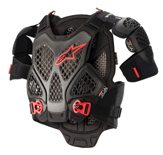 A-6 CHEST PROTECTOR | ALPINESTARS | BLACK/RED