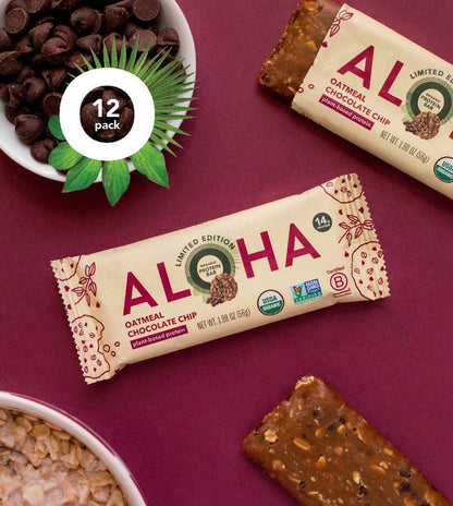 Oatmeal Chocolate Chip Protein Bar | ALOHA