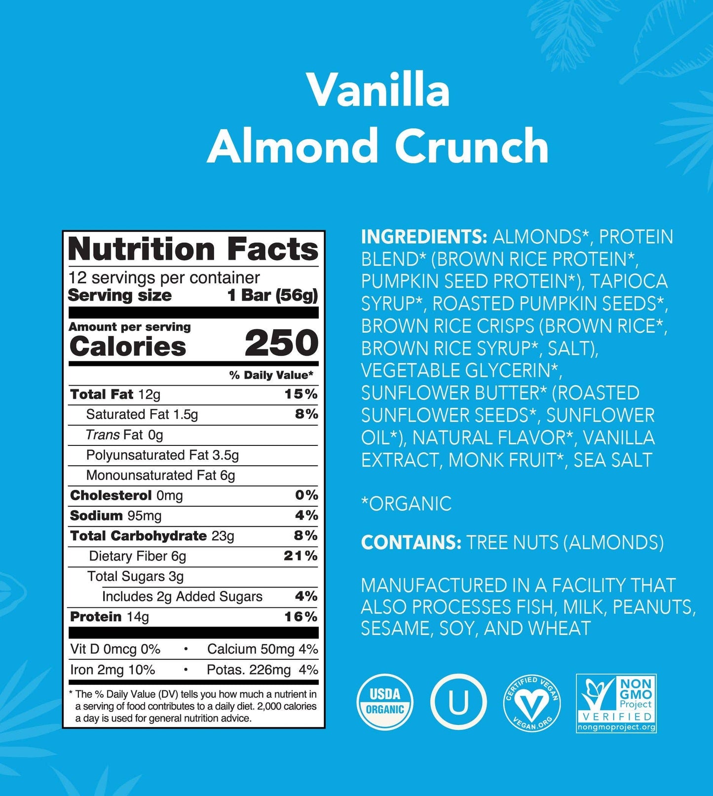 Vanilla Almond Crunch Protein Bar | ALOHA