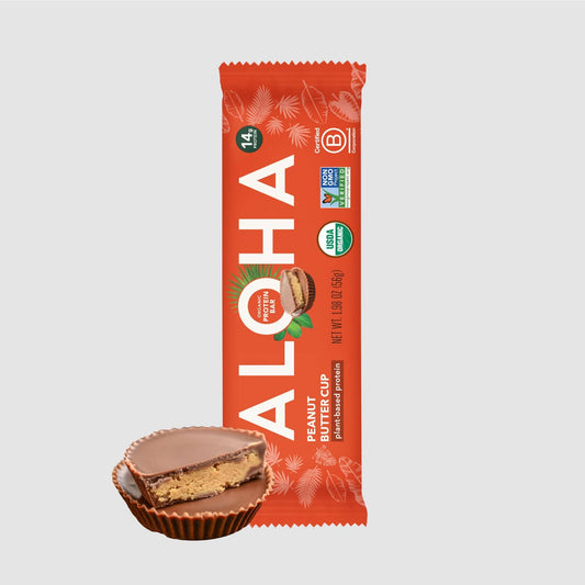 Peanut Butter Cup Protein Bar | ALOHA