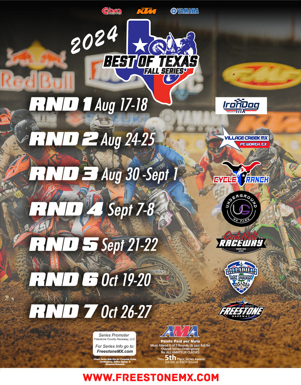 BEST OF TEXAS SERIES | Admission & Ticketing | 8/29/2024-9/1/2024