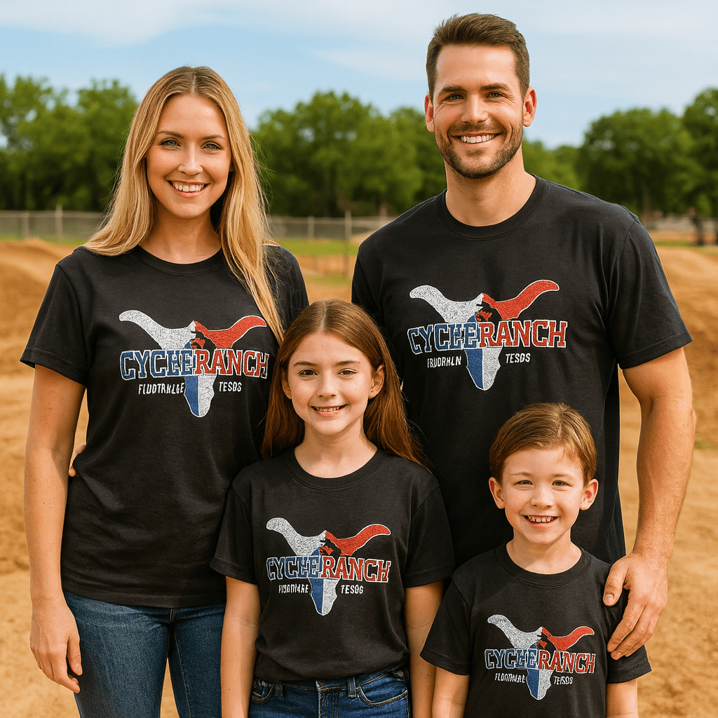 CYCLE RANCH | WORN LOGO TEE