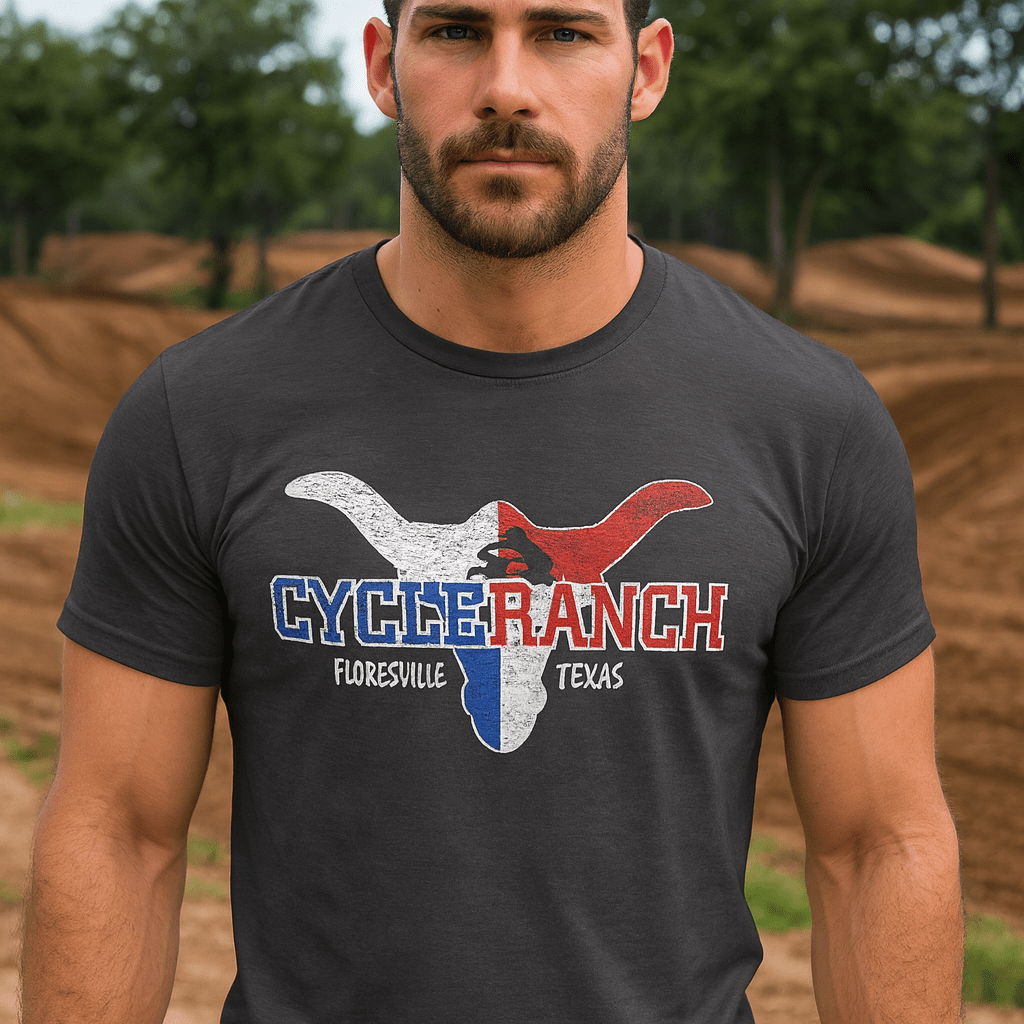 CYCLE RANCH | WORN LOGO TEE