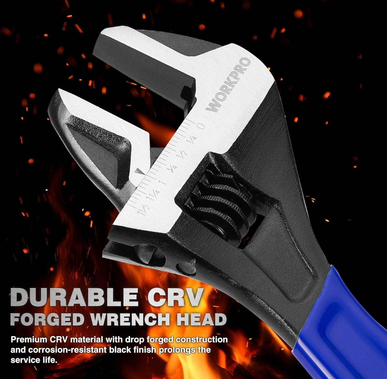 LARGE 12” CRESCENT WRENCH | WORKPRO