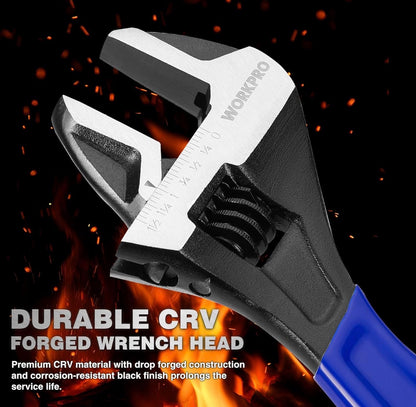 LARGE 12” CRESCENT WRENCH | WORKPRO