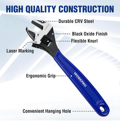LARGE 12” CRESCENT WRENCH | WORKPRO