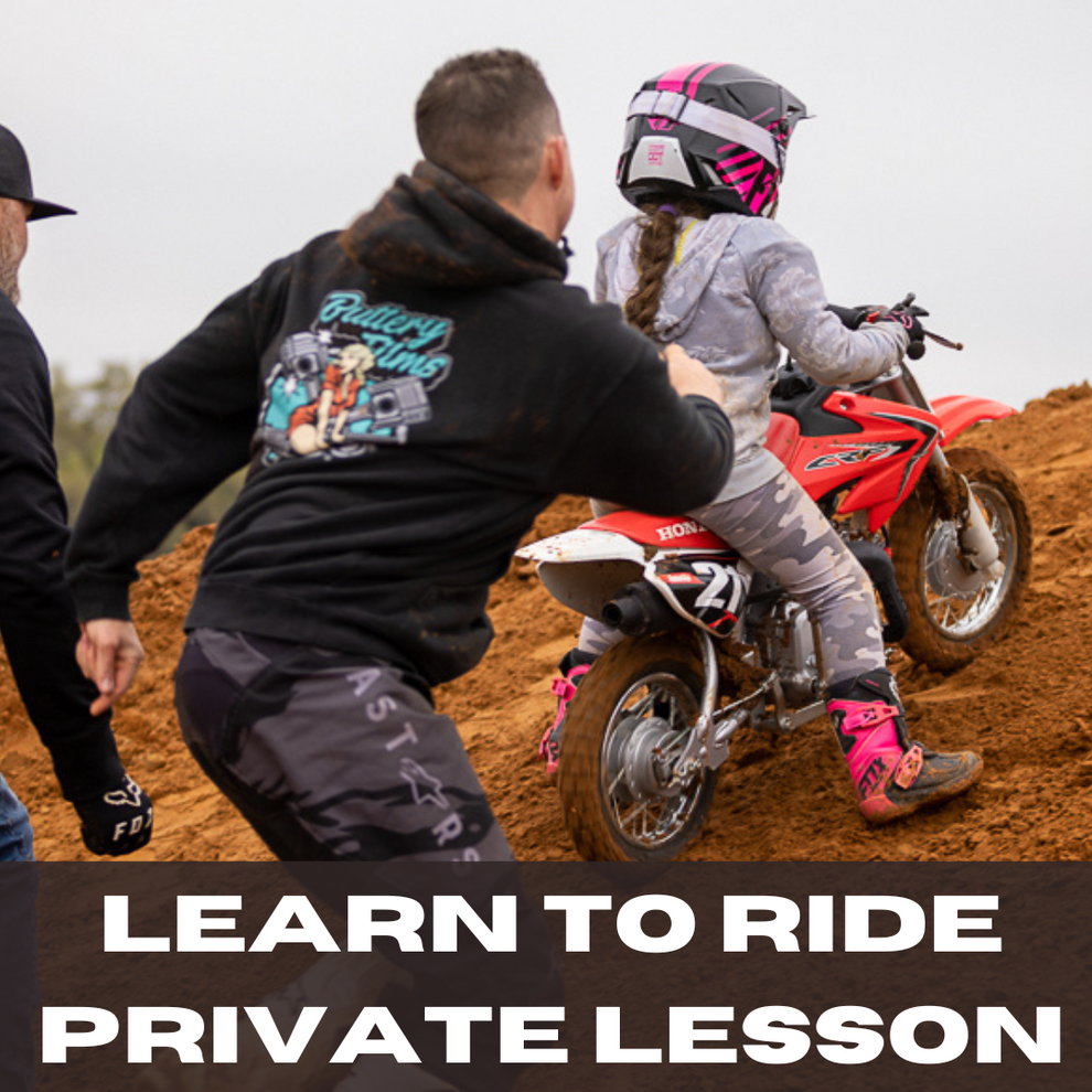 LEARN TO RIDE DIRT BIKE INCLUDED | PRIVATE LESSON – Cycle Ranch