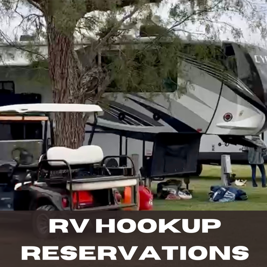 RV CAMPING RESERVATIONS WITH HOOK UPS