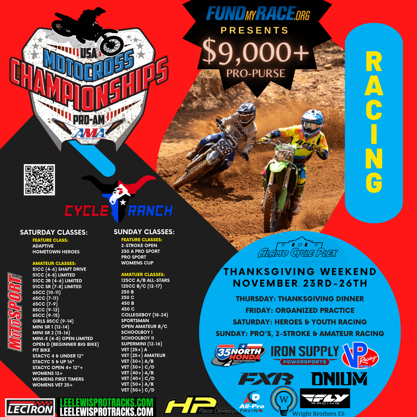 RACE ENTRY ANNUAL AMA PRO AM USA MX CHAMPIONSHIPS - 11/24-26/23