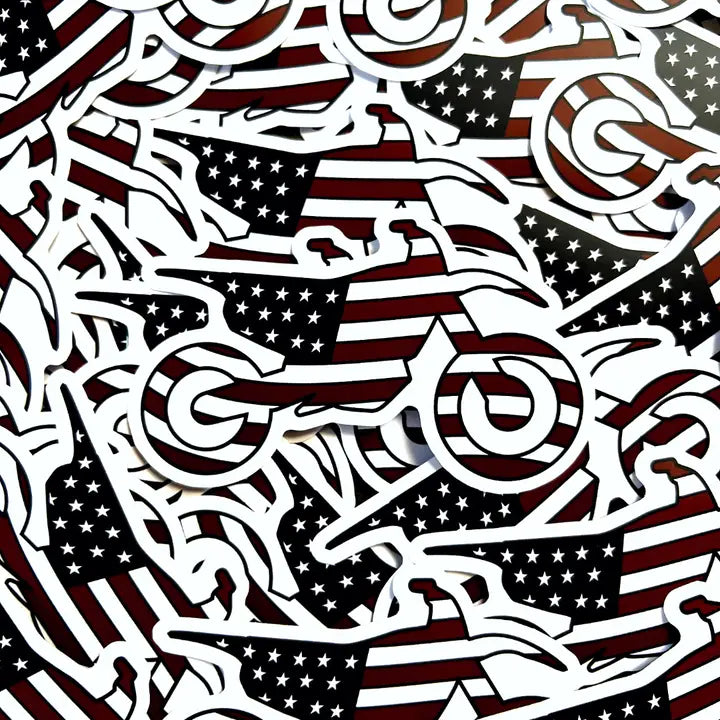 CYCLE RANCH MOTOCROSS DIE CUT STICKERS